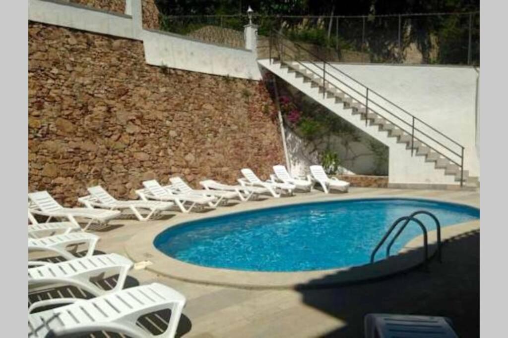 Apartamento Con Piscina En El Centro De บลาเนส ภายนอก รูปภาพ